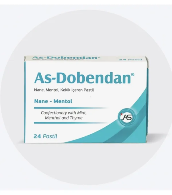 As-Dobendan Nane Mentol 24 Pastil As-Dobendan Nane Mentol 24 Pastil | Ferahlatıcı Pastil