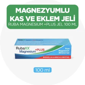 Ruba Magnesium +Plus Jel 100 ml magnezyumlu kas ve eklem rahatlatıcı jel