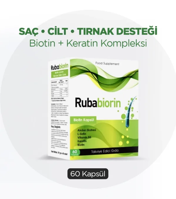Rubabiorin Biotin Kapsül