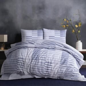 Doqu Home Festival Nevresim Takımı Dufy Çift Kişilik - Gri