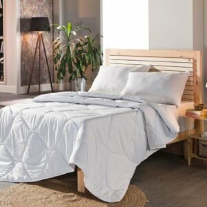 Doqu Home Festival Cotton Yorgan Beyaz - Çift Kişilik