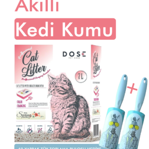 akıllı kedi kumu tüy toplama rulosu hediye