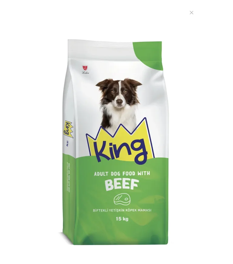 King Biftekli Yetişkin Köpek Maması 15 Kg