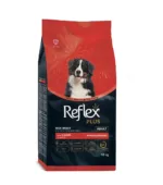 Reflex Plus Büyük Irk Kuzulu ve Pirinçli Yetişkin Köpek Maması 18 kg